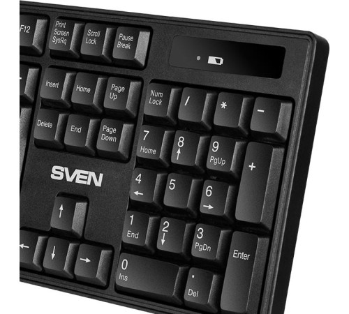 Беспроводная клавиатура SVEN KB-C2100W ((2,4 GHz, 104кл.)