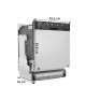 Встраиваемые посудомоечные машины ELECTROLUX/ Полноразмерная, 60см, без фасада, сенсорное управление Quick Select 2, трехцифровой дисплей, 14 комплектов, 8 программ + 23 комбинации (все программы, кроме Предварительное полоскание, АВТО и Самоочистка, могу