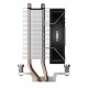 Кулер для процессора/ CPU Cooler PCCooler R200 (110W, 3-pin, 133mm, Al/Cu, 2x6mm, 1x92mm, 40.94CFM, 30dBA, 2200RPM, S: 1851/1700/1200/115X, AM5/AM4, silver, black)