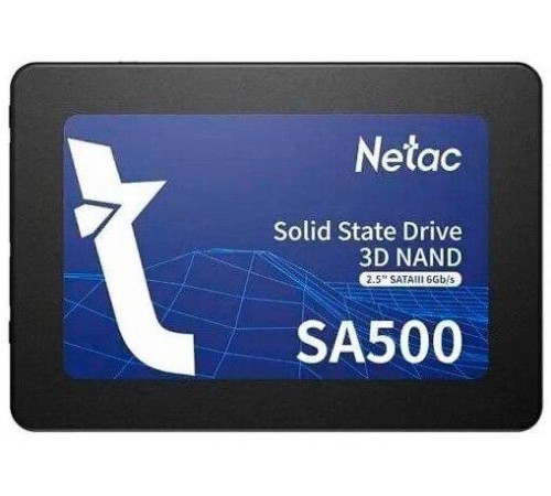SSD накопитель Netac SSD SA500 2TB 2.5 SATAIII 3D NAND, R/W up to 530/475MB/s, TBW 960TB, 3y wty SSD накопитель Netac SSD SA500 2TB 2.5 SATAIII 3D NAND, R/W up to 530/475MB/s, TBW 960TB, 3y wty