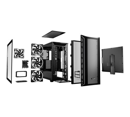 Корпус ПК без блока питания/ Case be quiet! SHADOW BASE 800 FX, Full-Tower, TG, 4x140mm ARGB, 2xUSB-A 3.2, 1xUSB 3.2 Type-C, E-ATX, ATX, mATX, mITX Black