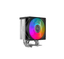 Кулер для процессора/ CPU Cooler SAMA X40L (200W, 4-pin PWM, 133.5mm, 4x6mm, ARGB, 1x100mm, 50.1CFM, 35.2dBA, 2600RPM, S: 1851/1700/1200/115X, AM5/AM4, silver)