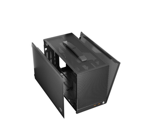 Корпус без блока питания/ Case PCCooler K101 MESH GY 3F, Mini-Tower, Mesh, 3x120mm, 2xUSB-A 3.0 + 1xUSB-C 3.1, SFX PSU Support, mITX Grey Корпус без блока питания/ Case PCCooler K101 MESH GY 3F, Mini-Tower, Mesh, 3x120mm, 2xUSB-A 3.0 + 1xUSB-C 3.1, SFX PSU Support, mITX Grey
