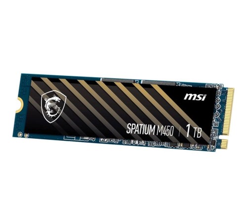 Твердотельный накопитель MSI SSD SPATIUM M450, 1000GB, M.2(22x80mm), NVMe, PCIe 4.0 x4, 3D TLC, R/W 3400/2500, IOPs , TBW 350, DWPD 0.19 (5 лет) Твердотельный накопитель MSI SSD SPATIUM M450, 1000GB, M.2(22x80mm), NVMe, PCIe 4.0 x4, 3D TLC, R/W 3400/2500, IOPs , TBW 350, DWPD 0.19 (5 лет)