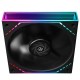 Кулер для корпуса/ Case Cooler Thermalright TL-M12 (120x124x25mm, 4-pin PWM, ARGB, 47.6CFM, 23.2dBA, 1500RPM, Black)