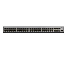 Коммутатор/ Managed L3 Switch 48x1000Base-T PoE, 6x10GBase-X SFP+, PoE Budget 370W, RJ45 Console, 19" w/brackets