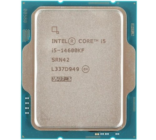 Процессор/ CPU LGA1700 Intel Core i5-14600KF (Raptor lake, 14C/20T, 3.5/5.3GHz, 24MB, 181W) OEM
