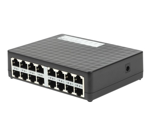 Коммутатор/ Unmanaged Switch 16x100Base-TX, plastic case