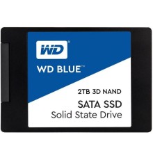 Твердотельный накопитель Western Digital SSD BLUE 2Tb SATA-III 2,5”/7мм 3D NAND WDS200T2B0A, 1 year
