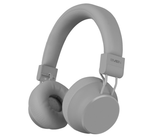 Беспроводные стереонаушники с микрофоном SVEN AP-B710MV, серый (Bluetooth, ANC, APP, 3 mics, 500mAh)