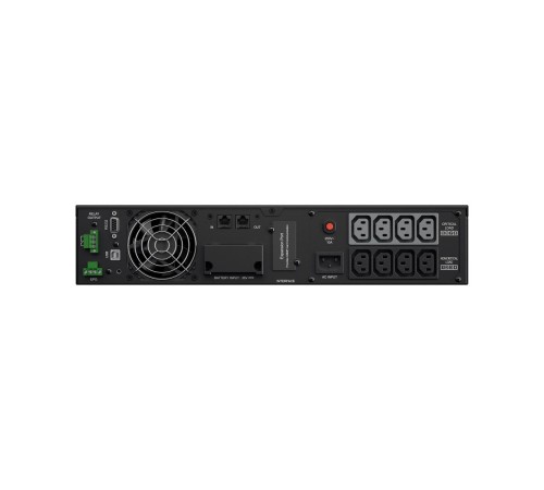ИБП CyberPower OL1500ERTXL2U, Rackmount, Online, 1500VA/1350W, 8 IEC-320 С13 розеток, USB&Serial, RJ11/RJ45, SNMPslot, LCD дисплей, Black, 0.5х0.6х0.2м., 22.3кг./ UPS Online CyberPower OL1500ERTXL2U 1500VA/1350W USB/RS-232/Dry/EPO/SNMPslot/RJ11/45/ВБМ (8