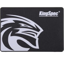 Твердотельный накопитель/ Kingspec SSD P3-2TB, 2048GB, 2.5" 7mm, SATA3, R/W 580/570MB/s, IOPs н.д./н.д., TBW 960, DWPD 0.4 (3 года)