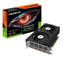 Видеокарта/ VGA GIGABYTE NVIDIA GeForce RTX 4060 WINDFORCE OC 8G 8GB, GDDR6/128-bit, PCIe 4.0, 2xHDMI 2.1, 2xDP, 2.1-slot