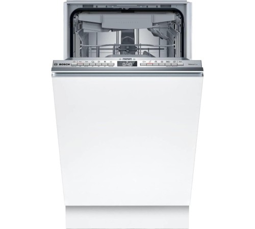 Встраиваемая посудомоечная машина Bosch загрузка на 10 комплектов посуды, электронное управление, 6 программ, 44.8x55x81.5 см, нержавеющая сталь цвет, сушка: с теплообменником, индикация на полу: луч