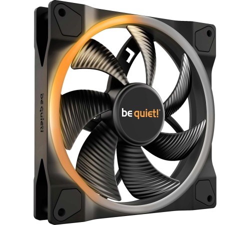 Кулер для корпуса/ Case Cooler be quiet! LIGHT WINGS 140mm PWM (140x140x25mm, 4-pin PWM, ARGB, 56CFM, 23.3dBA, 1500RPM, Black) Кулер для корпуса/ Case Cooler be quiet! LIGHT WINGS 140mm PWM (140x140x25mm, 4-pin PWM, ARGB, 56CFM, 23.3dBA, 1500RPM, Black)