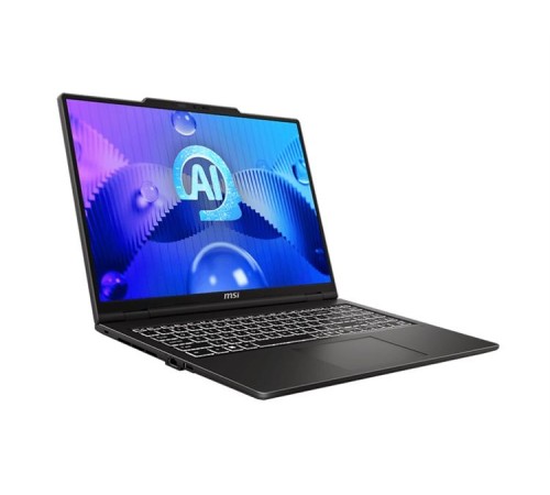 Ноутбук без сумки MSI Venture 16 AI A1MG Ultra7 155H 16" 16:10 2K OLED (2048*1280) 120Hz DDR5 16GB (8GB*2),1TB SSD,Intel Arc Graphics ,55.2Whr,1,9kg,1y,Dos,Solid Gray
