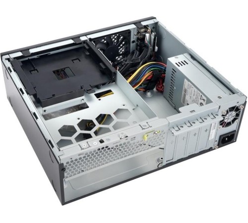 Корпус Slim Case Powerman KI331 Black РМ-300SFX 80+ UBS2.0*2+USB 3.1*2+A(HD)+Front fan 80x80x15mm*1, Micro-ATX, mini-ITX
