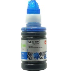 -/ Чернила Cactus CS-GI490C GI-490 голубой 100мл для Canon Pixma G1400/G2400/G3400