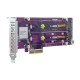 Адаптер QNAP QM2-2P-344A 2xM.2 22110\2280 PCIe (Gen3 x4) NVMe SSD, Low-profile and Full-height brackets incl