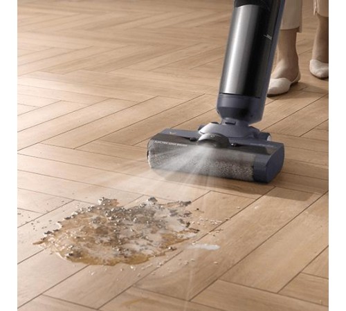 Вертикальный моющий пылесос Viomi Cordless Wet-Dry Vacuum Cleaner Cyber Pro Silver+Black (Вскрытая упаковка)