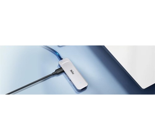 USB-концентратор Netac USB Hub WF11, USB-A to USB3.0*4 (repl. NT08WF11-30GR)