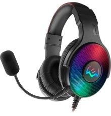 Игровые наушники с микрофоном SVEN AP-U1001MV, черный (USB, LED)
