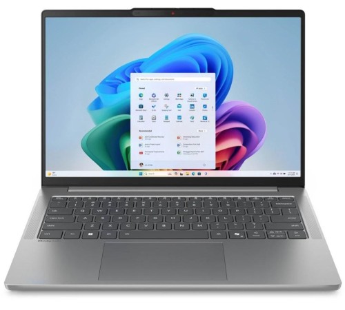 Ноутбук/ Lenovo IdeaPad Slim 5 14AHP10 14"(1920x1200 OLED)/AMD Ryzen 7 8845HS(3.8Ghz)/16384Mb/512PCISSDGb/noDVD/Int:AMD Radeon 780M/Cam/BT/WiFi/60WHr/war 1y/1.39kg/luna grey/noOS + 65W, RU kbd