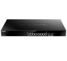 Коммутатор/ DMS-1100-10TP Smart L2 Switch 8x2.5GBase-T PoE, 2x10GBase-X SFP+, PoE Budget 240W