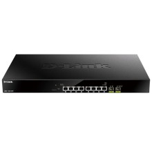 Коммутатор/ DMS-1100-10TP Smart L2 Switch 8x2.5GBase-T PoE, 2x10GBase-X SFP+, PoE Budget 240W