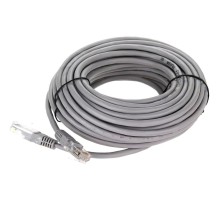 Патчкорд/ Патчкорд литой "Telecom" UTP кат.5е 15,0м серый