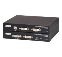 USB, DVI, КВМ-удлинитель c поддержкой Dual View и HDBaseT™ 2.0 (1920 x 1200  100 м)/ATEN/ DVI Dual View HDBase T2.0 KVM Extender