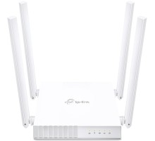 Маршрутизатор/ AC750 Wireless Dual Band Router, 433 at 5 GHz +300 Mbps at 2.4 GHz, 802.11ac/a/b/g/n, 1 port WAN 10/100 Mbps + 4 ports LAN 10/100 Mbps, 3 fixed antennas, L2TP Russia/PPTP Russia/PPPoE Russia support, IGMP Snooping/Proxy, Bridge and 802.1Q T