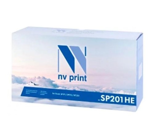 -/ Тонер-картридж NVP NV-SP201HE для Ricoh Aficio SP 201N/ 201Nw/ 203S/ 211/ 211SF/ 211SU/ 213SFNw/ 213SFw/ 13SUw/ 213w/ 220Nw/ 220SFNw/ 220SNw (2600k)