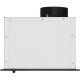 ВЫТЯЖКА HOMSair CROСUS PUSH 52 Glass Black/ полновстраиваемая, кнопочное управление, 3 скорости, 850 м3/ч, до 30 м2, 53 дБ, угольный фильтр CF02X - 2 шт, ШхВхД: 518х191х290 мм, черный цвет