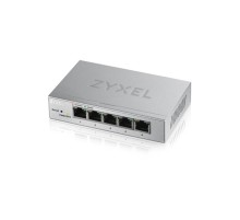 Коммутатор Smart L2 коммутатор Zyxel GS1200-5, 5xGE, настольный, бесшумный, с поддержкой VLAN, IGMP, QoS и Link Aggregation