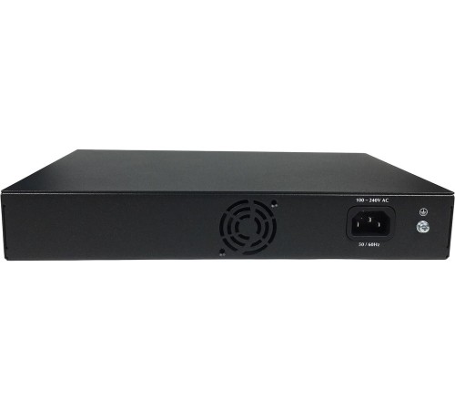 Коммутатор/ Управляемый L3 коммутатор, 16x1000Base-T, 2x10GBase-X SFP+, консольный порт RJ-45, комплект для установки в 19" стойку