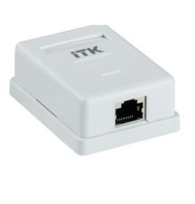 ITK Настенная инф. розетка RJ45 кат. 5E FTP 1-порт
