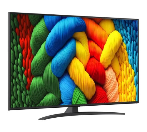 Телевизор ЖК 43'' LG/ 43", Ultra HD, Nano Color, Smart TV, WebOS, Wi-Fi, DVB-T2/C/S2, MR, 60Hz Native, 2.0ch (20W), 2 HDMI, 2 USB, 1 Pole, Charcoal Black, 2025 Телевизор ЖК 43'' LG/ 43", Ultra HD, Nano Color, Smart TV, WebOS, Wi-Fi, DVB-T2/C/S2, MR, 60Hz Native, 2.0ch (20W), 2 HDMI, 2 USB, 1 Pole, Charcoal Black, 2025
