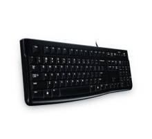 Клавиатура Logitech K120 (арт. 920-002583, M/N: Y-U0009) С КИРИЛЛИЦЕЙ (Мятая упаковка)
