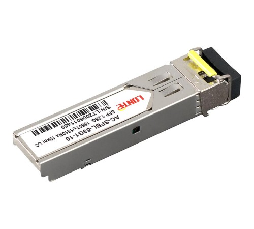 Трансивер/ WDM SFP module, 1.25G, 1550Tx/1310Rx, 10KM, DDM,LC Трансивер/ WDM SFP module, 1.25G, 1550Tx/1310Rx, 10KM, DDM,LC