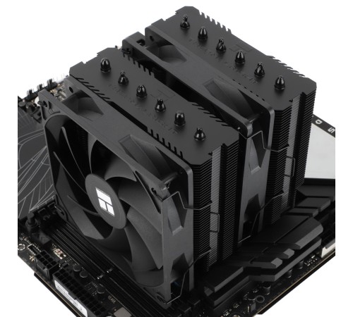 Кулер для процессора/ CPU Cooler Thermalright Peerless Assassin 120 SE (4-pin PWM, 155mm, Ni/CU, 6x6mm, 2x120mm, 66.17CFM, 25.6dBA, 1550RPM, S: 1700, 1200, 115X, AM5, AM4)