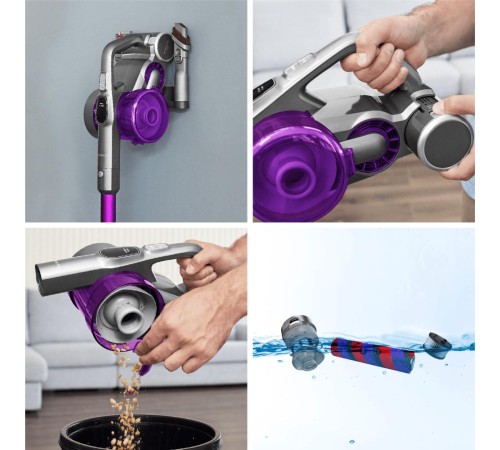Пылесос вертикальный Jimmy Cordless Vacuum Cleaner JV85 Pro Graphite+Purple с зарядной станцией и адаптером модели ZD24W342060EU (Вскрытая упаковка) Пылесос вертикальный Jimmy Cordless Vacuum Cleaner JV85 Pro Graphite+Purple с зарядной станцией и адаптером модели ZD24W342060EU (Вскрытая упаковка)