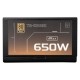 Блок питания 650W/ Power Supply Thermalright, 650W 80+ Gold (ATX, 3.1, Full modular, 1x24(20+4)pin, 2xCPU 8(4+4)pin, 2xPCIe*2 8(6+2)pin, 3xSATA3, 2xMOLEX4pin, Active, 120x120mm, 150x140x86mm, APFC, OVP, UVP, SCP, OCP, OTP, OPP, black)
