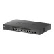коммутатор D-Link PROJ Настраиваемый L2+ коммутатор, 8x10GBase-T, 2x10GBase-X SFP+, CLI, консольный порт RJ-45
