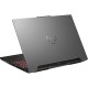 Ноутбук/ ASUS TUF F15 FX507ZC4-HN172 15.6"(1920x1080 (матовый, 144Hz) WVA)/Intel Core i7 12700H(2.3Ghz)/16384Mb/512PCISSDGb/noDVD/Ext:nVidia GeForce RTX3050(4096Mb)/Cam/BT/WiFi/56WHr/war 1y/2.2kg/Mecha Gray/DOS
