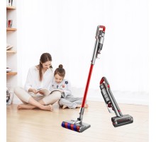 Пылесос вертикальный Jimmy Cordless Vacuum Cleaner JV65 Graphite+Red с адаптером модели ZD24W342060EU (Вскрытая упаковка)