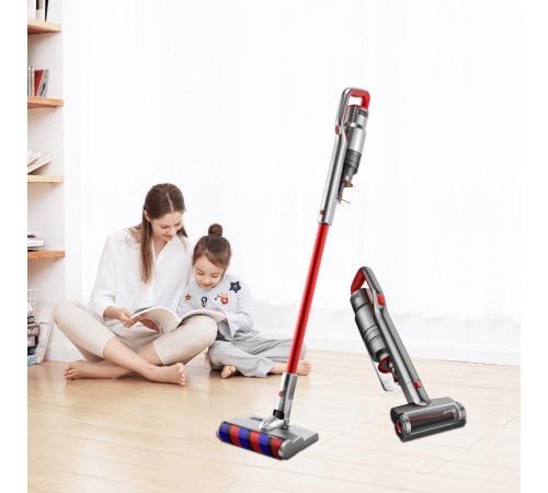 Пылесос вертикальный Jimmy Cordless Vacuum Cleaner JV65 Graphite+Red с адаптером модели ZD24W342060EU (Вскрытая упаковка) Пылесос вертикальный Jimmy Cordless Vacuum Cleaner JV65 Graphite+Red с адаптером модели ZD24W342060EU (Вскрытая упаковка)