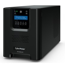 ИБП CyberPower PR1000ELCD, Line-Interactive, 1000VA/900W, 8 IEC-320 С13 розеток, USB&Serial, SNMPslot, LCD дисплей, Black, 0.6х0.35х0.4м., 21кг./ UPS Line-Interactive CyberPower PR1000ELCD 1000VA/900W USB/RS-232/EPO/SNMPslot (8 IEC С13)