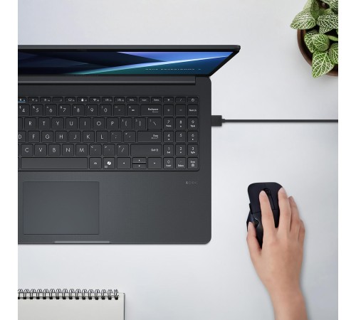 Ноутбук/ ASUS B1503CVA-S70422 15.6"(1920x1080 (матовый) WVA)/Intel Core 5 120U(1.4Ghz)/16384Mb/512PCISSDGb/noDVD/Int:Intel UHD Graphics/Cam/BT/WiFi/42WHr/war 1y/1.64kg/Gentle Grey/DOS