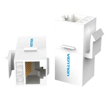 Адаптер-соединитель Vention RJ45 F / RJ45 F 8p8c кат. 6, Белый